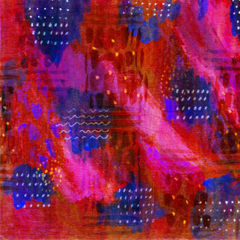 Pintura intitulada "Let yourself go" por Olga Strogonova, Obras de arte originais, Acrílico