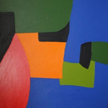 Peinture intitulée "Abstrait contempora…" par Beatrice Bodasca, Œuvre d'art originale, Acrylique Monté sur Châssis en bois