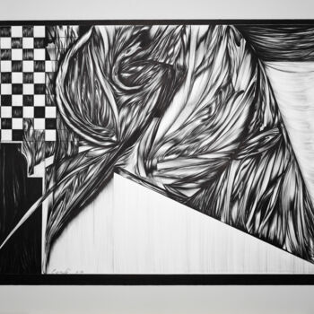 Disegno intitolato "Presentiment" da Aw Cerde, Opera d'arte originale, Biro