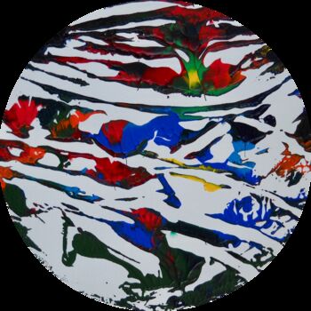 Peinture intitulée "Exo II" par Vinet-Larente, Œuvre d'art originale, Acrylique