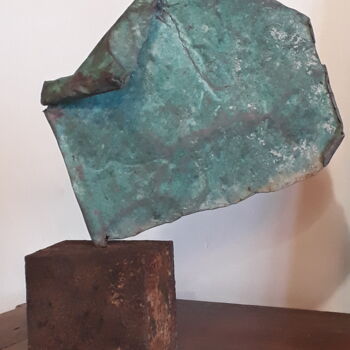Sculpture titled "voile" by Jean-Charles Stora, Original Artwork, Stainless Steel