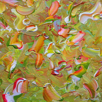 Peinture intitulée "Rainbow sorbet" par Vinet-Larente, Œuvre d'art originale, Acrylique Monté sur Châssis en bois