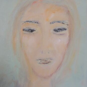 Peinture intitulée "FACE 110.24 (PEINTU…" par Eleni Pappa Tsantilis, Œuvre d'art originale, Huile