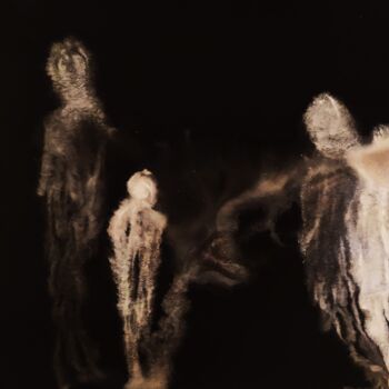 Drawing titled "Homini periphericii…" by Camille Escudero, Original Artwork, Ink