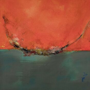Peinture intitulée "Aube" par Conie Senac, Œuvre d'art originale, Acrylique