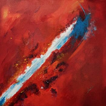 Peinture intitulée "Voile hissée en éca…" par Conie Senac, Œuvre d'art originale, Acrylique