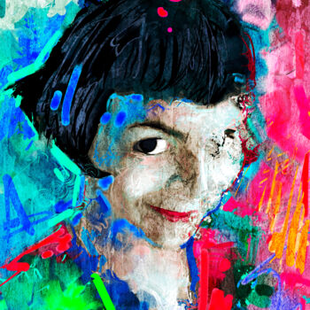Arte digital titulada "Amelie" por Iñigo Urbina, Obra de arte original, Pintura Digital