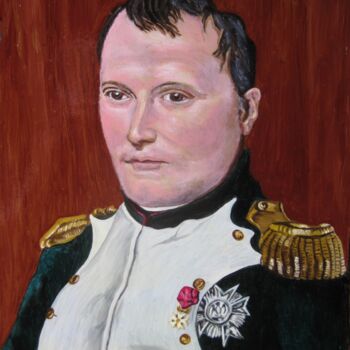 Peinture intitulée "NAPOLEON" par David Sankey, Œuvre d'art originale, Huile