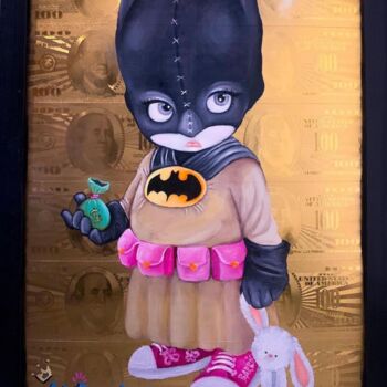 Painting titled "How much For Happin…" by Ava Moazen (ArtByAva), Original Artwork, Oil
