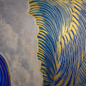 Peinture intitulée "The magical waves" par Martina Dupont, Œuvre d'art originale, Acrylique Monté sur Châssis en bois