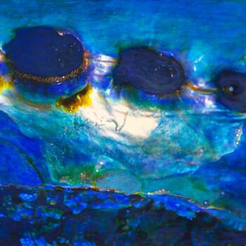 Pintura titulada "The three eyes" por Martina Dupont, Obra de arte original, Acrílico Montado en Bastidor de camilla de made…
