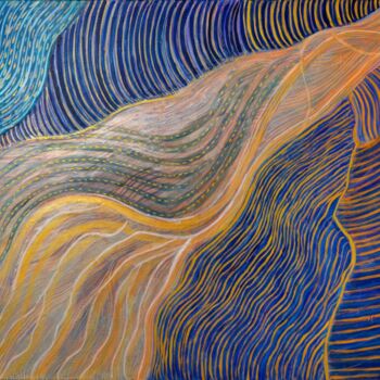 Pintura titulada "The elevation of pu…" por Martina Dupont, Obra de arte original, Acrílico Montado en Bastidor de camilla d…