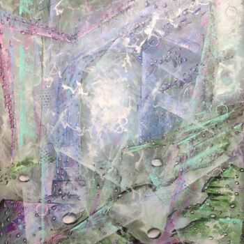 Schilderij getiteld "Зеркала" door Natasha Korenek, Origineel Kunstwerk, Olie Gemonteerd op Frame voor houten brancard