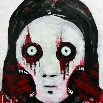 Painting titled "Untitled #3" by Vaxo Lang, Original Artwork, Acrylic