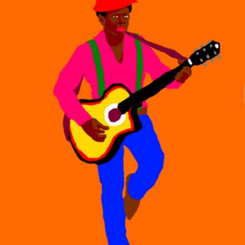 Arts numériques intitulée "Django" par Stephane Pruvot, Œuvre d'art originale, Peinture numérique