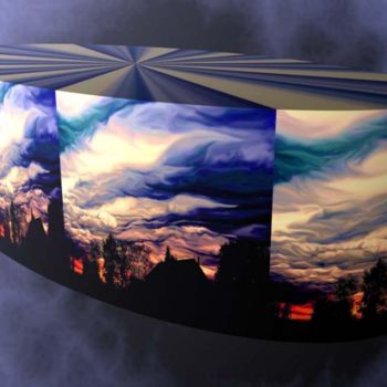 Digital Arts titled "Quazi-Quantum Sky 8" by Jason Stillman, Original Artwork