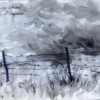"Wyoming Storms" başlıklı Tablo Jake Sheykhet tarafından, Orijinal sanat, Petrol