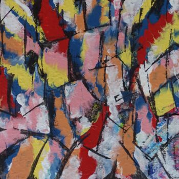 Schilderij getiteld "Home coming." door Grant Preston, Origineel Kunstwerk, Acryl