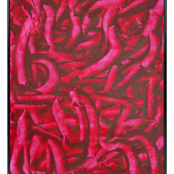 Peinture intitulée "Variation / 1119-12" par Pascal & Annie Leniau, Œuvre d'art originale, Acrylique Monté sur Panneau de bo…