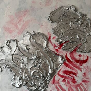 Painting titled "You don't need to l…" by Guzel Khaib, Original Artwork, Plaster Mounted on Wood Stretcher frame