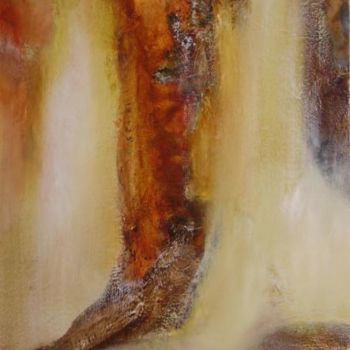 Peinture intitulée "italienne renversée" par Marcel Gris, Œuvre d'art originale, Huile