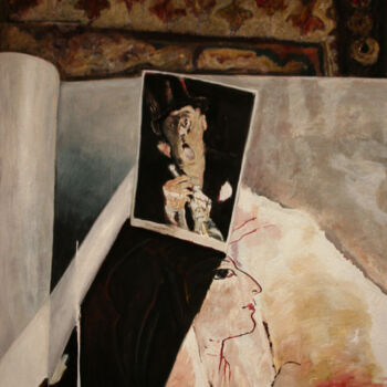 数字艺术 标题为“Peinture livresque.…” 由José Sales Albella, 原创艺术品, 油