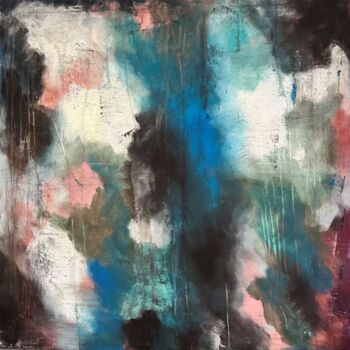 Painting titled "SOGNI INFRANTI" by Sandra Perfetto, Original Artwork, Acrylic Mounted on Wood Stretcher frame