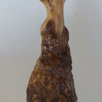 Sculptuur getiteld "Nudités" door Claude David, Origineel Kunstwerk, Hout
