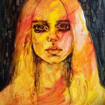 绘画 标题为“"Own truth"” 由Isolde Pavlovskaya, 原创艺术品, 油 安装在纸板上