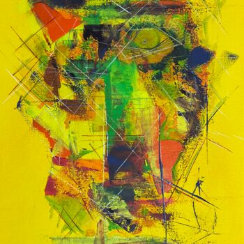 Malerei mit dem Titel "Transaction" von Aleksandr Shepelev, Original-Kunstwerk, Acryl