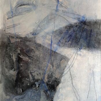 Painting titled "Dahan" by Hui Li, Original Artwork, Acrylic Mounted on Wood Stretcher frame