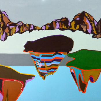 Peinture intitulée "The Others" par Remi Delaplace, Œuvre d'art originale, Acrylique Monté sur Châssis en bois