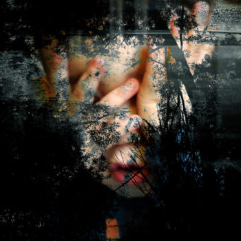 Photographie intitulée "Hide and Seek" par Borrel, Œuvre d'art originale, Photographie numérique Monté sur Carton