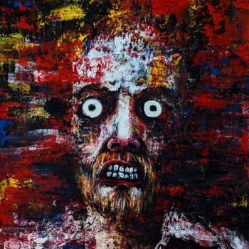 Painting titled "I.V" by Vaxo Lang, Original Artwork, Acrylic