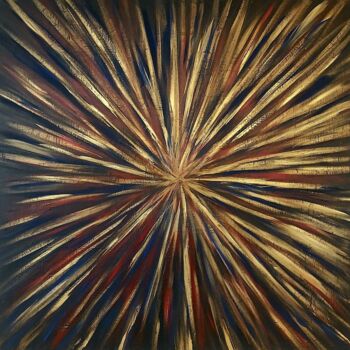 Peinture intitulée "Hermès" par Renaud Angerville-Langlois, Œuvre d'art originale, Acrylique Monté sur Châssis en bois
