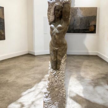 Sculptuur getiteld "Helena" door Florence Jarrige, Origineel Kunstwerk, Steen