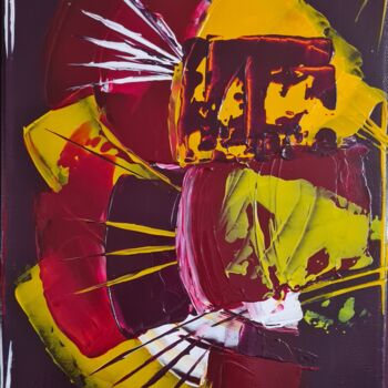 Peinture intitulée "Le lâcher prise" par Priscillia Leroy Lopez (Fleurhope), Œuvre d'art originale, Acrylique