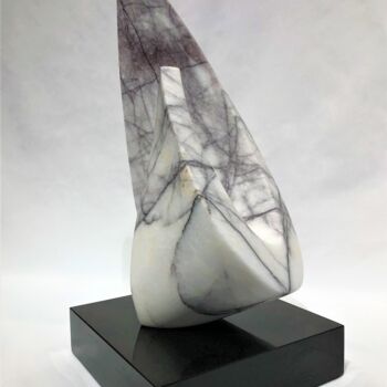 Sculpture titled "Rebirth" by Jeff Rosenfeld, Original Artwork, Stone