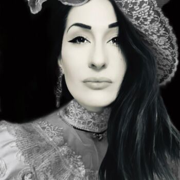 Arts numériques intitulée "Aïe mes aïeux" par Aurélie Pancrate, Œuvre d'art originale, Photo montage