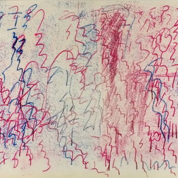 印花与版画 标题为“Untitled asemic wri…” 由Xavier Debeerst, 原创艺术品, 蒙纳