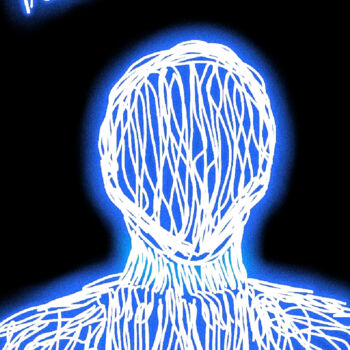 Arts numériques intitulée ""Fibre du corps"" par Dan Klight, Œuvre d'art originale, Travail numérique 2D