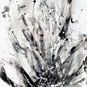 Peinture intitulée "Lotus" par Saverio Filioli Uranio, Œuvre d'art originale, Acrylique