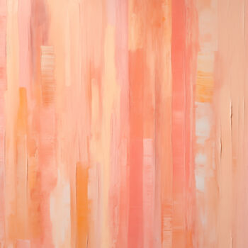 Digitale Kunst getiteld "Peach2" door P. Lee, Origineel Kunstwerk, Digitaal Schilderwerk