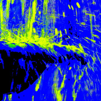 Fotografia intitolato "Fountain 140x1" da Ken Lerner, Opera d'arte originale, Fotografia digitale