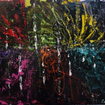 Painting titled "TERRE D'AFRIQUE" by Marie Hélène Vaucher, Original Artwork, Acrylic