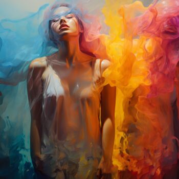 Arte digitale intitolato "梦幻1" da Tina Liao, Opera d'arte originale, Immagine generata dall'IA