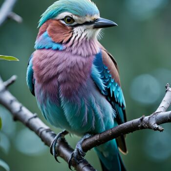 Photography titled "Exotic Bird Close-U…" by Mankdhani, Original Artwork, Digital Photography