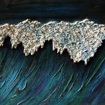 Schilderij getiteld "Ocean's Shapes" door Giuseppe Dorazio (gd), Origineel Kunstwerk, Olie