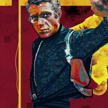 Arte digital titulada "Bullitt" por Iñigo Urbina, Obra de arte original, Pintura Digital
