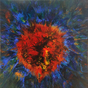 Painting titled "The Portal" by Pavel Krasheninin, Original Artwork, Acrylic